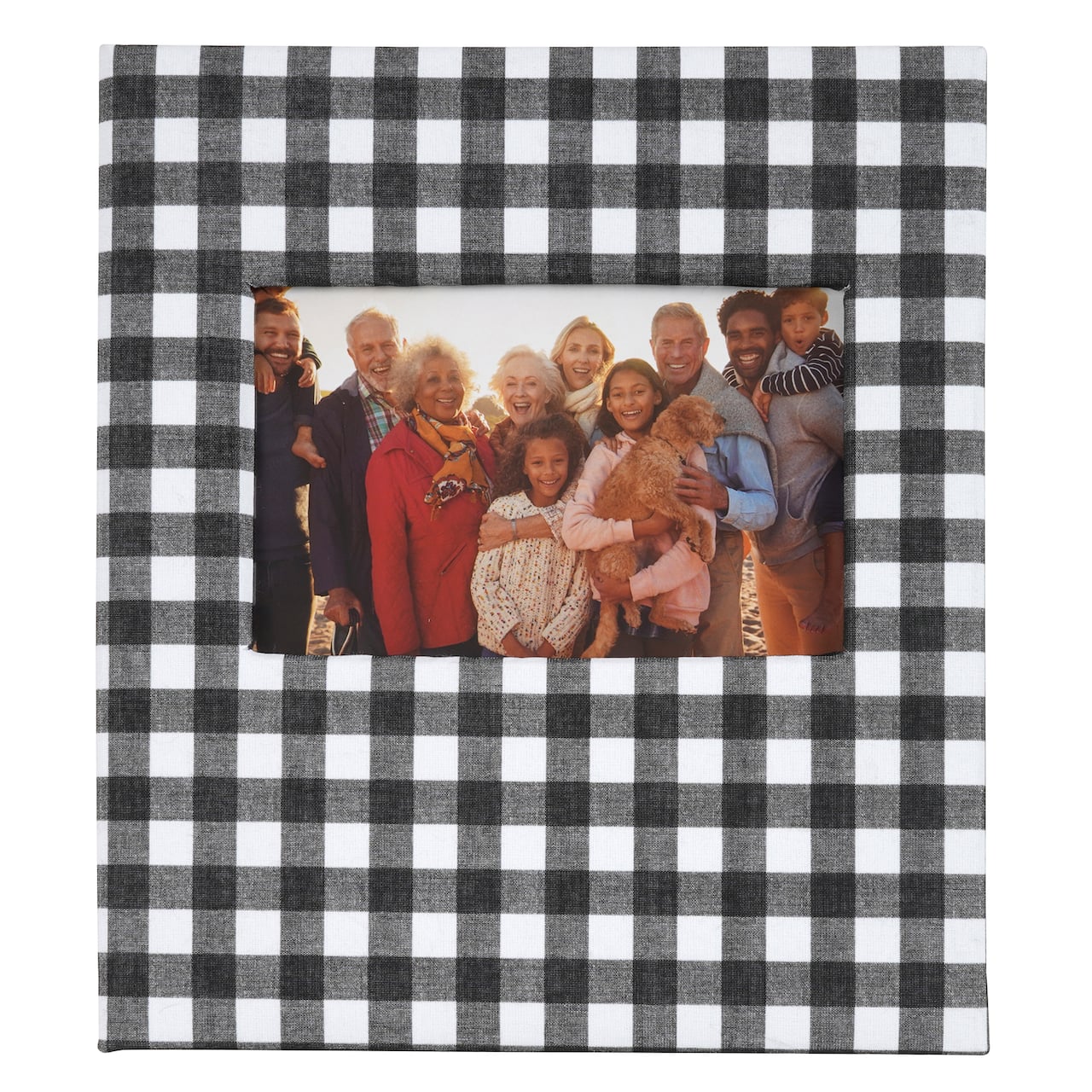Black &#x26; White Buffalo Check 2-Up Photo Album by Recollections&#x2122;